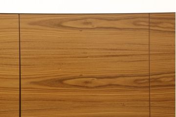 中古　美品　イタリア　メデア(Medea)　モダンデザイン　木とメタルの組み合わせがかっこいいサイドボード(テレビボード、テレビ台、ローボード、収納棚、キャビネット、戸棚)(定価約58万円)(R-061334)