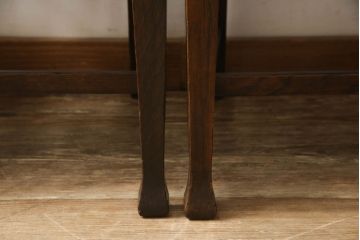 イギリスアンティーク　オーク材　落ち着いた雰囲気が魅力のシンプルなダイニングチェア4脚セット(椅子、イス)(R-061335)