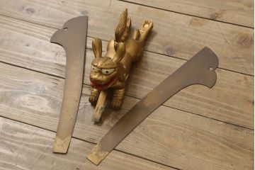 全長170cm　荘厳で迫力に満ちた等身鎧(兜、甲冑、鎧立て、箱付き、五月人形、子供の日、端午の節句、武者人形、家紋、丸に沢瀉)(R-061341)