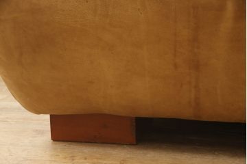 中古　CRASH GATE(クラッシュゲート)　tabu(タブー)　OPIUM SOFA(オピアムソファ)　可愛らしさとかっこよさのバランスが絶妙!おしゃれな2人掛けレザーソファ(本革ソファ、二人掛けソファ、2P、アームソファ)(R-061342)