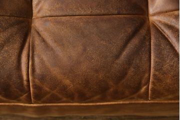 中古　CRASH GATE(クラッシュゲート)　tabu(タブー)　OPIUM SOFA(オピアムソファ)　可愛らしさとかっこよさのバランスが絶妙!おしゃれな2人掛けレザーソファ(本革ソファ、二人掛けソファ、2P、アームソファ)(R-061342)
