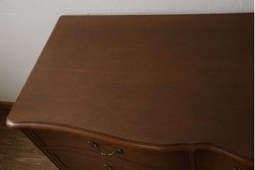 中古　美品　DREXEL HERITAGE(ドレクセルヘリテイジ)　Touraine(ツーレイン)　エレガントな雰囲気が魅力的なチェスト(サイドボード、引き出し)(定価約49万円)(R-061345)
