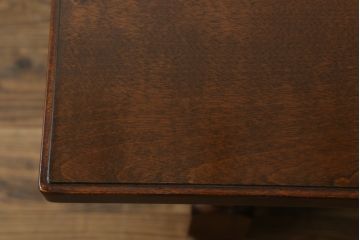 中古　美品　松本民芸家具　特注サイズ　和洋折衷の空間と相性の良いC型センターテーブル(定価約22円)(ローテーブル)(R-061362)