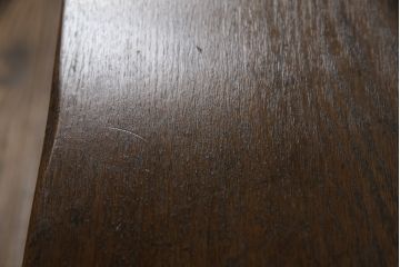 イギリスビンテージ　オーク材　アンティーク調　ベンチ収納　凝った彫刻と深みのある色合いが素敵なベンチ収納(ブランケットボックス、コファ、ベンチチェスト、ヴィンテージ)(R-061377)