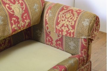 中古　アメリカ　高級ブランド家具　Lexington(レキシントン)　クラシカルな雰囲気が素敵な3人掛けソファ(三人掛けソファ、3P)(R-061378)