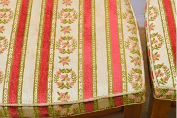 中古　DREXEL HERITAGE(ドレクセルヘリテイジ)　FRANCESCA(フランチェスカ)シリーズ　564-831　ラタンの背もたれが涼し気な印象を与えるダイニングチェア2脚セット(サイドチェア、椅子、イス)(定価2脚で約30万円)(R-061379)