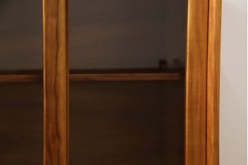 和製ビンテージ　希少!　チーク材無垢材　北欧デザイン　ナチュラルシンプルなサイドボード(収納棚、戸棚、テレビボード、リビングボード、キャビネット、ヴィンテージ)(R-061397)