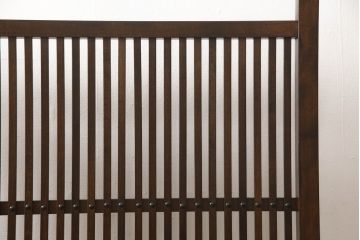 和製ビンテージ　松本民芸家具　洗練された上品な佇まいが魅力のC型衝立(つい立て、パーテーション、ヴィンテージ)(定価約14万円)(R-061423)
