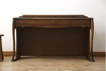 中古　美品　松永工房　Continue(カンティーニュ)　品のある佇まいが魅力のコンソールデスク(ワークデスク、在宅ワーク、在宅用、机、コンソールテーブル)(R-061424)