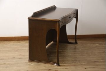 中古　美品　松永工房　Continue(カンティーニュ)　品のある佇まいが魅力のコンソールデスク(ワークデスク、在宅ワーク、在宅用、机、コンソールテーブル)(R-061424)