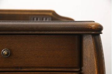 中古　美品　松永工房　Continue(カンティーニュ)　品のある佇まいが魅力のコンソールデスク(ワークデスク、在宅ワーク、在宅用、机、コンソールテーブル)(R-061424)