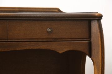 中古　美品　松永工房　Continue(カンティーニュ)　品のある佇まいが魅力のコンソールデスク(ワークデスク、在宅ワーク、在宅用、机、コンソールテーブル)(R-061424)