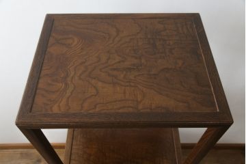 中古　タモ材　国産　職人手造り　工芸家具　アジアンテイストや和モダンのお部屋におすすめの朝鮮型飾り棚(収納棚、ディスプレイ棚)(R-061429)