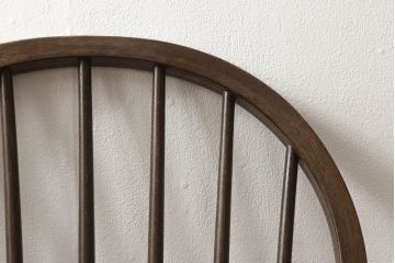 中古　松本民芸家具　シックな佇まいが魅力的な#72型・リーチチェア(ダイニングチェア、ウィンザーチェア、板座チェア、椅子、ウインザーチェア)(R-061433)