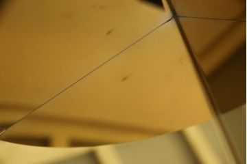 中古　美品　ヘイ(HAY)　スリットハイ(Slit High)　洗練されたデザインが魅力的なサイドテーブル2台セット(ラウンドテーブル、コーヒーテーブル、丸テーブル)(2個定価 約16万6千円)(R-061439)