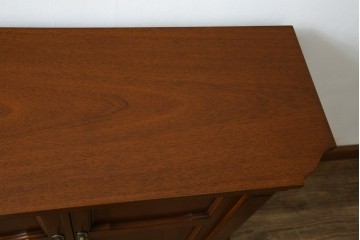 中古　美品　DREXEL HERITAGE(ドレクセルヘリテイジ)　TRIUNE(トライユン)シリーズ　マホガニー材　ホールチェスト(サイドボード)　定価約30万円相当　(R-061445)