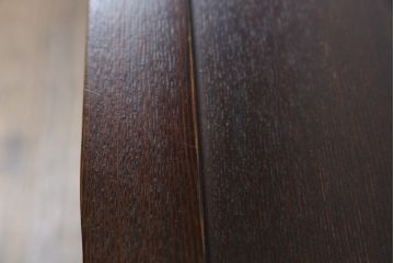 中古　民芸家具　展示未使用品　タモ材　上質な和の空間づくりに取り入れたいシックな水屋箪笥サイドボード(収納棚、戸棚、食器棚、キャビネット)(R-061455)