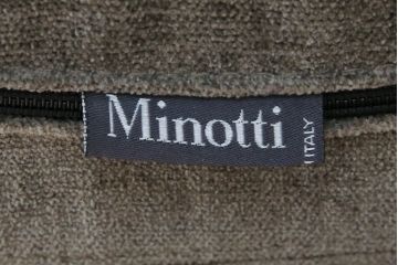 中古　超美品　イタリア　ミノッティ(Minotti)　シンプルモダンなデザインが美しい回転式ダイニングチェア(定価35万円)(回転イス、椅子)(R-061467)