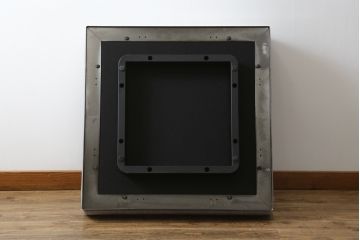 中古　イタリア　ミノッティ(Minotti)　シンプルながら洗練された佇まいのオットマン(フットスツール、1Pソファ、椅子)(R-061473)