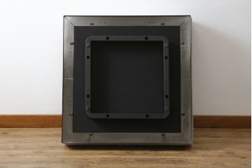 中古　イタリア　ミノッティ(Minotti)　シンプルながら洗練された佇まいのオットマン(フットスツール、1Pソファ、椅子)(R-061474)