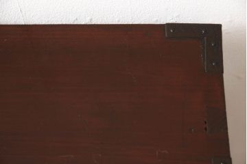 和製アンティーク　歴史を感じさせる佇まいが魅力的な庄内小箪笥(和タンス、収納箪笥、引き出し、整理箪笥、時代箪笥)(R-061495)