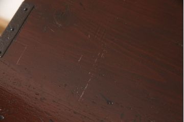 和製アンティーク　歴史を感じさせる佇まいが魅力的な庄内小箪笥(和タンス、収納箪笥、引き出し、整理箪笥、時代箪笥)(R-061495)