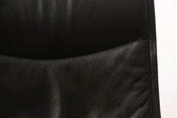 希少!　ヨーロッパビンテージ　ドイツ　girsberger(ギルスバーガー)社　trilax(トリラックス)　本革　ドイツらしい機能美が光るレザーオフィスチェア(アームチェア、ワークチェア、ヴィンテージ)(R-061508)