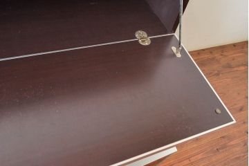 中古　美品　イタリア家具　arflex(アルフレックス)　COMPOSER(コンポーザー)　シンプルなデザインがお部屋に馴染みやすい!!フラップダウン扉収納付きチェスト(引き出し、サイドチェスト、サイドボード)(R-061520)