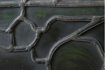 【T様・完成画像確認用】フランスアンティーク　イエス・キリスト　ディスプレイとしてもおすすめ!!落ち着きのある色合いで荘厳な雰囲気を醸し出すステンドグラス(建具、明かり取り、明り取り、欄間、窓)(R-061522)