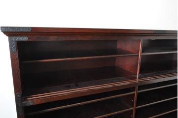 中古　筑後民芸　上質な和の雰囲気を高める茶箪笥(茶棚、戸棚、収納棚、食器棚、整理箪笥、収納箪笥、チェスト、キャビネット、引き出し、和箪笥、和たんす、和タンス)(R-061523)