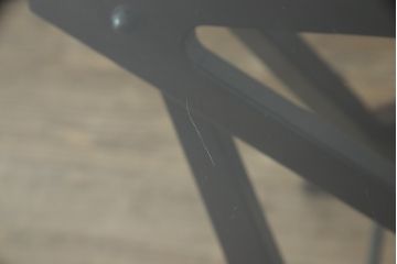 希少!　中古　美品　イタリア　ザノッタ(zanotta)　カルロ・モリーノ(Carlo Mollino)　レアレ(Reale)　芸術的な脚部が美しいダイニングテーブル(4人掛け、6人掛け)(定価約66万円)(R-061526)