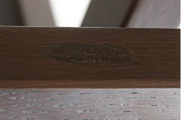 希少!　中古　美品　イタリア　ザノッタ(zanotta)　カルロ・モリーノ(Carlo Mollino)　レアレ(Reale)　芸術的な脚部が美しいダイニングテーブル(4人掛け、6人掛け)(定価約66万円)(R-061526)
