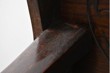 イギリスアンティーク　オーク材　色々な使い方を楽しめるモンクスベンチ　(R-061530)