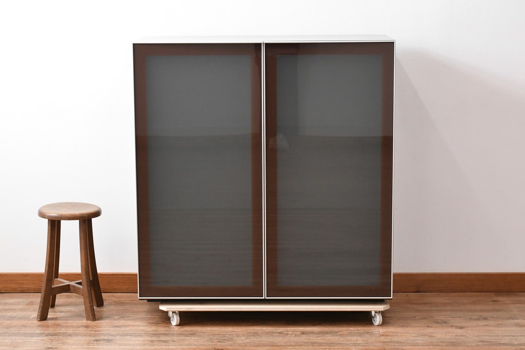 中古　イタリア　arflex(アルフレックス)　COMPOSER(コンポーザー)　希少な絶版品!　洗練された空間を演出するキャビネット　(R-061534)