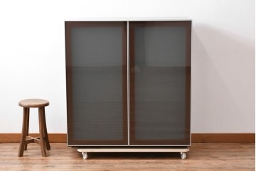 中古　イタリア　arflex(アルフレックス)　COMPOSER(コンポーザー)　希少な絶版品!　洗練された空間を演出するキャビネット　(R-061534)