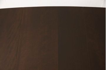 和製ビンテージ　北海道民芸家具　和モダンテイストにぴったり!!シックな雰囲気のバタフライテーブル(ダイニングテーブル、エクステンションテーブル、ヴィンテージ)(R-061538)