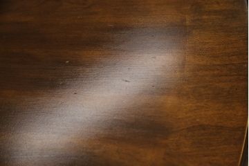 中古　美品　DREXEL HERITAGE(ドレクセルヘリテイジ)　TRYON MANOR(トライオンメナー)　マホガニー材　天板のデザインがおしゃれ!気品ある佇まいの伸長式ダイニングテーブル(エクステンションテーブル、2人掛け、4人掛け、6人掛け)(R-061544)