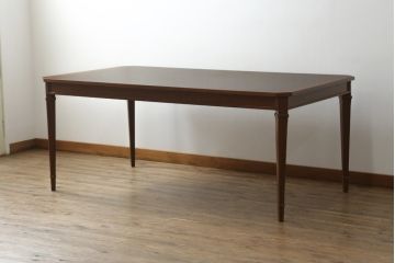 中古　DREXEL HERITAGE(ドレクセルヘリテイジ)　Triune(トライユン)　洗練された佇まいが美しいダイニングテーブル(食卓、4人掛け、6人掛け)(R-061554)