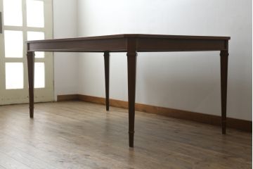 中古　DREXEL HERITAGE(ドレクセルヘリテイジ)　Triune(トライユン)　洗練された佇まいが美しいダイニングテーブル(食卓、4人掛け、6人掛け)(R-061554)