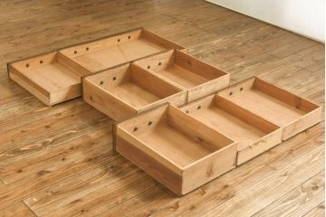和製アンティーク　昭和中期　ナラ材製　重厚な佇まいが存在感を放つ大振りなデスク(ワークデスク、オフィスデスク、在宅ワーク、在宅用、両袖机)(R-061563)