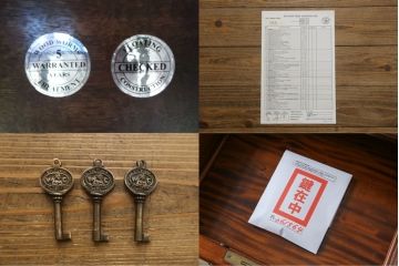 中古　美品　海外輸入品　マホガニー材　レザートップ(革)　Camerin(カメリン)　 VICTORIA COLLECTION(ヴィクトリアコレクション)　エレガントな英国様式プレジデントデスク(ニーホールデスク、両袖デスク、ワークデスク、在宅用、在宅ワーク)(R-061564)