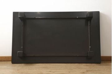 中古　美品　白峯作　伝統工芸　漆塗り　鎗金・沈金　高級感溢れる佇まいの座卓(ローテーブル、センターテーブル、食卓)(R-061565)