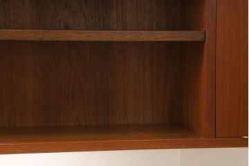 デンマークビンテージ　北欧家具　チーク材　両面使いできるパートナーデスク(両袖机、ワークデスク、オフィスデスク、在宅ワーク用、在宅用、ヴィンテージ)(R-061568)