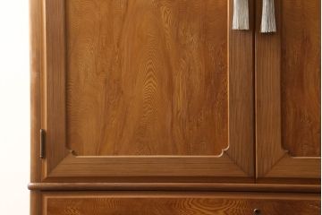 中古　民芸家具　屋久杉を贅沢に使用した木の温もりあふれる重ね箪笥(衣装箪笥、整理箪笥、和タンス、引き出し、チェスト)(R-061575)