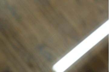 中古　バロッサバレンティ(VARO,S.A. VALENTI)　高級感漂うガラスのダイニングテーブル(食卓、4人掛け、6人掛け、店舗什器)(定価約68万円)(R-061584)