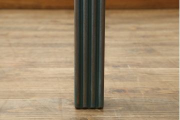 中古　バロッサバレンティ(VARO,S.A. VALENTI)　高級感漂うガラスのダイニングテーブル(食卓、4人掛け、6人掛け、店舗什器)(定価約68万円)(R-061584)