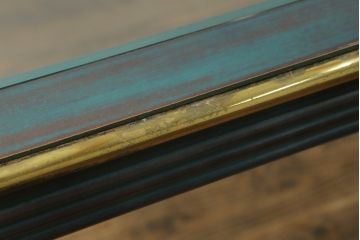 中古　バロッサバレンティ(VARO,S.A. VALENTI)　高級感漂うガラスのダイニングテーブル(食卓、4人掛け、6人掛け、店舗什器)(定価約68万円)(R-061584)