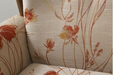 イギリスビンテージ　超美品　ERCOL(アーコール)　エバーグリーン　曲げ木のフレームが目を惹くハイバック2人掛けソファ(アームソファ、ラブソファ、二人掛け、ヴィンテージ、英国、北欧)(R-061602)
