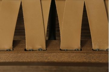 イギリスビンテージ　超美品　ERCOL(アーコール)　エバーグリーン　曲げ木のフレームが目を惹くハイバック2人掛けソファ(アームソファ、ラブソファ、二人掛け、ヴィンテージ、英国、北欧)(R-061602)