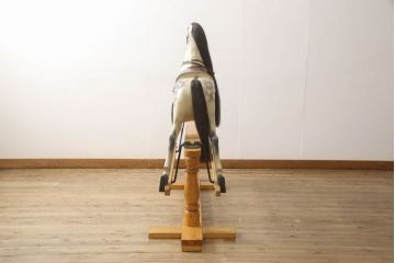 アンティーク雑貨　トム・コブリー(TOM COBLEY TOYS)　リアルな造形のロッキングホース(木馬)(R-061606)